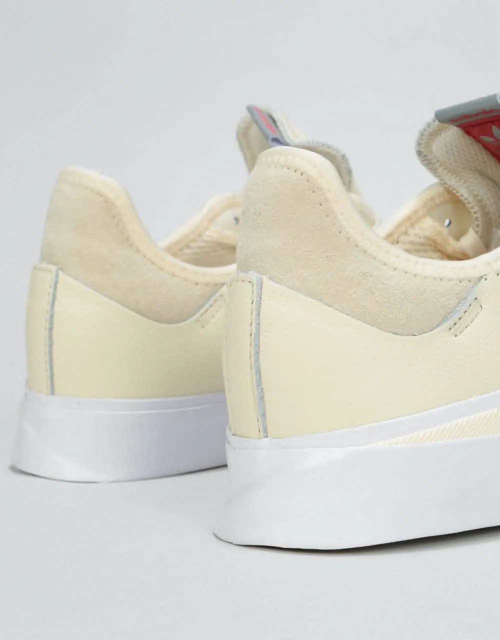 adidas Sabalo x Diego Skate Shoes - Cream/White/White/Powder Red