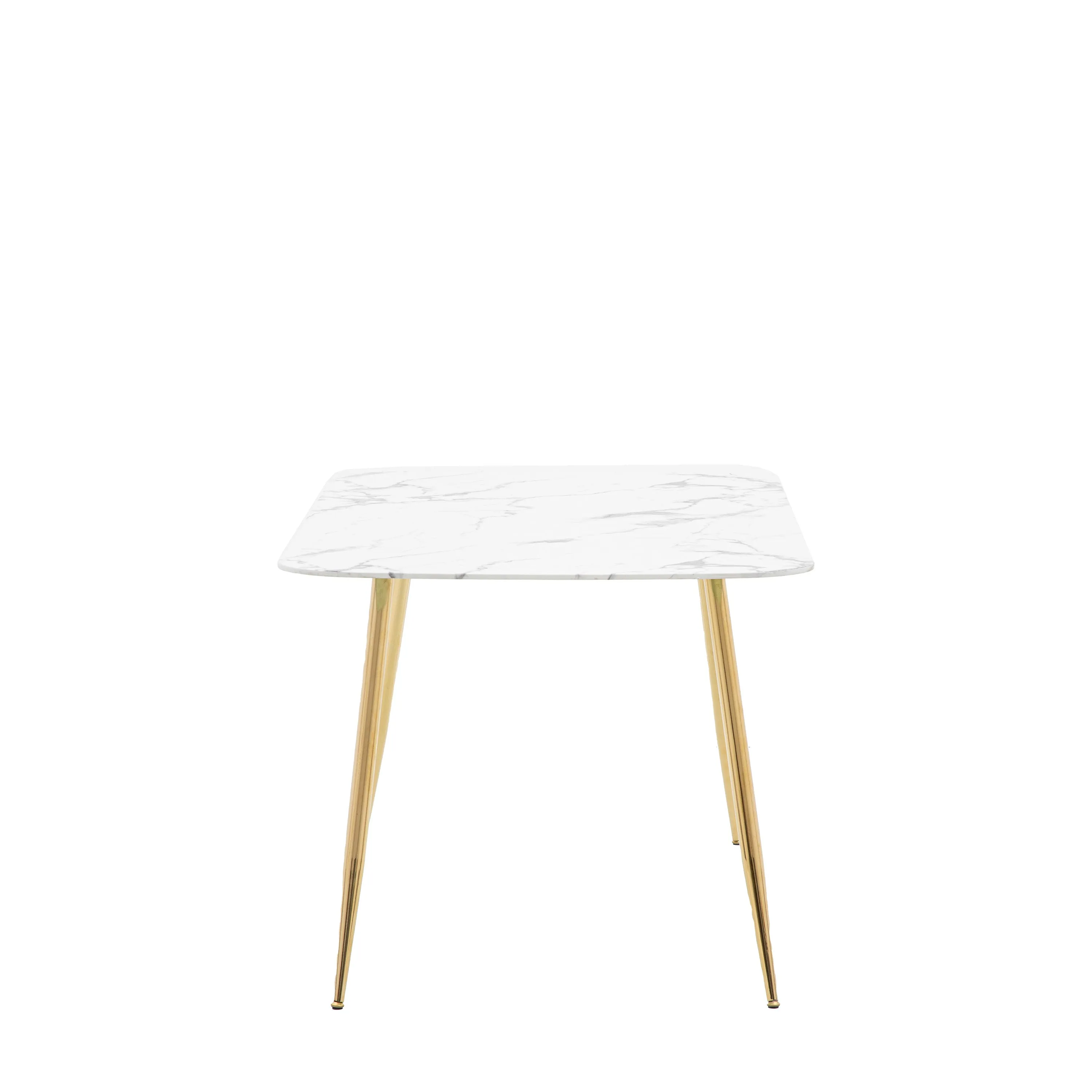 Amos Evans Dining Table White Effect