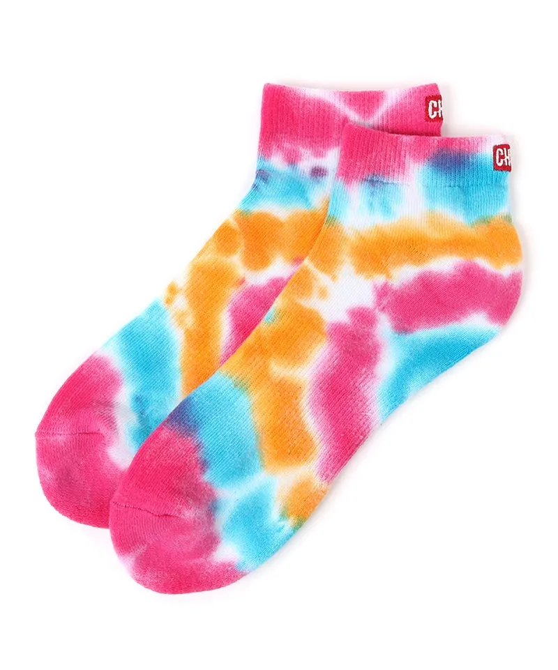 Badge Logo Tie-Dye Ankle Socks