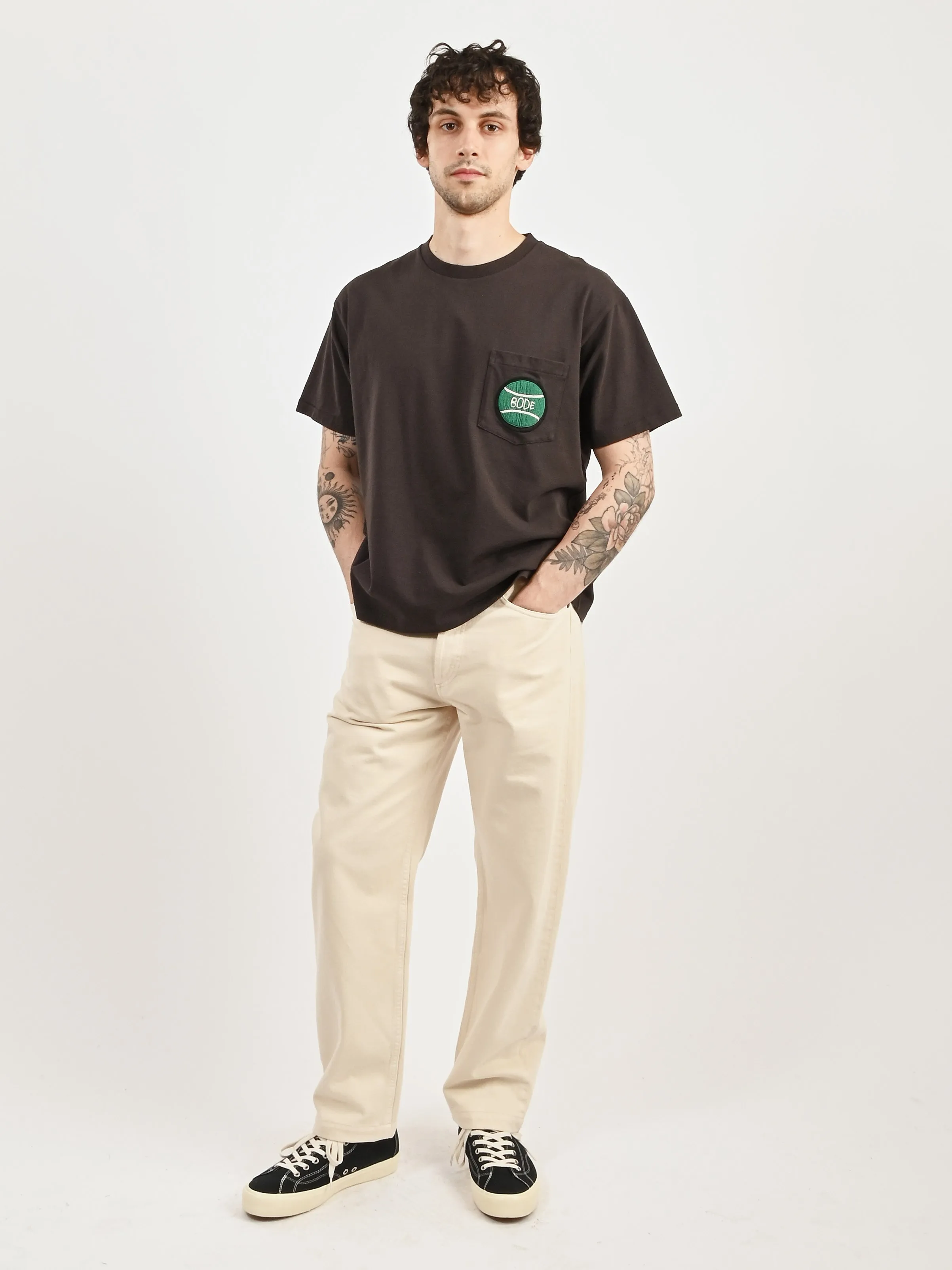 Black Game Point Pocket Tee