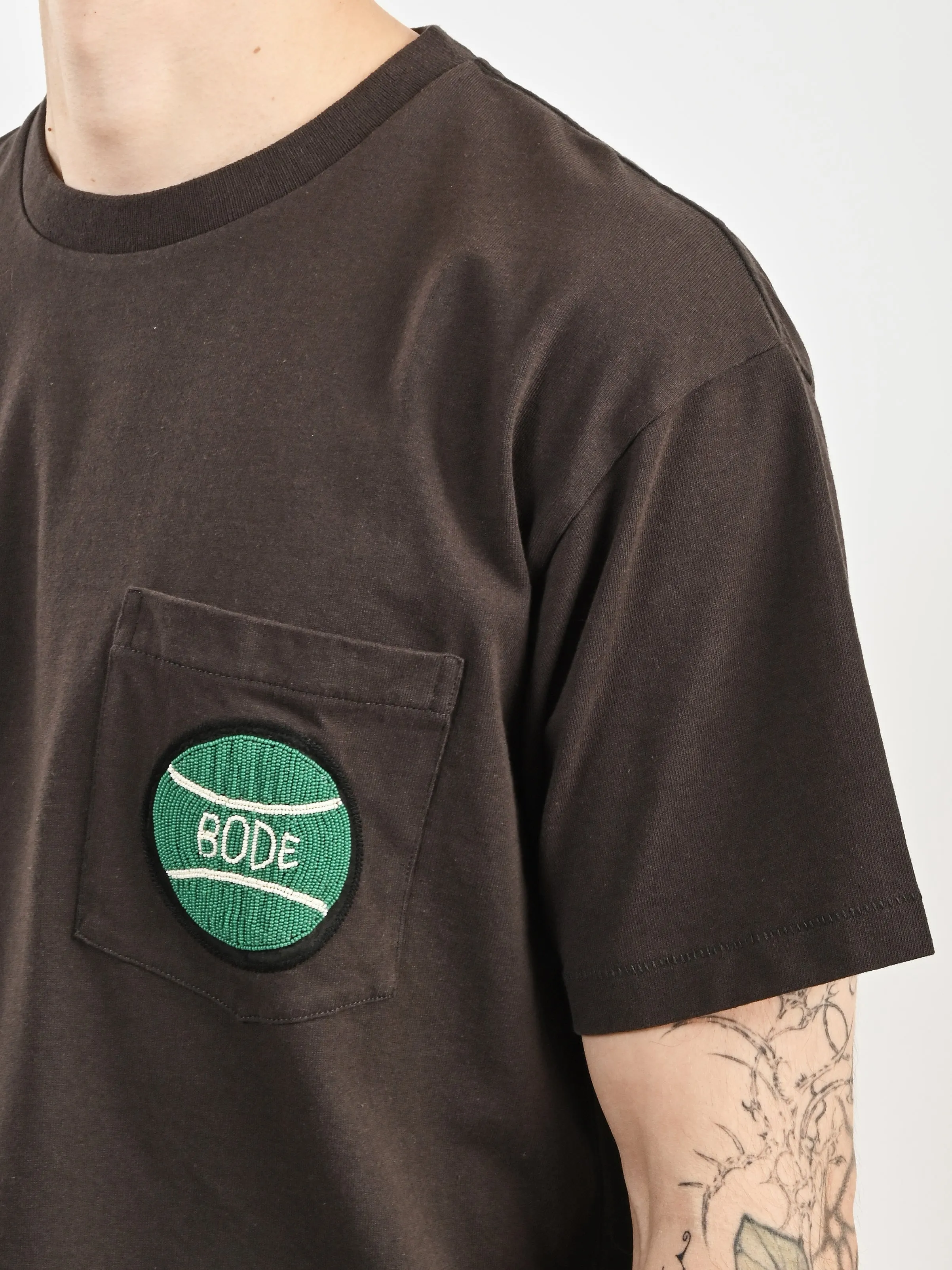 Black Game Point Pocket Tee