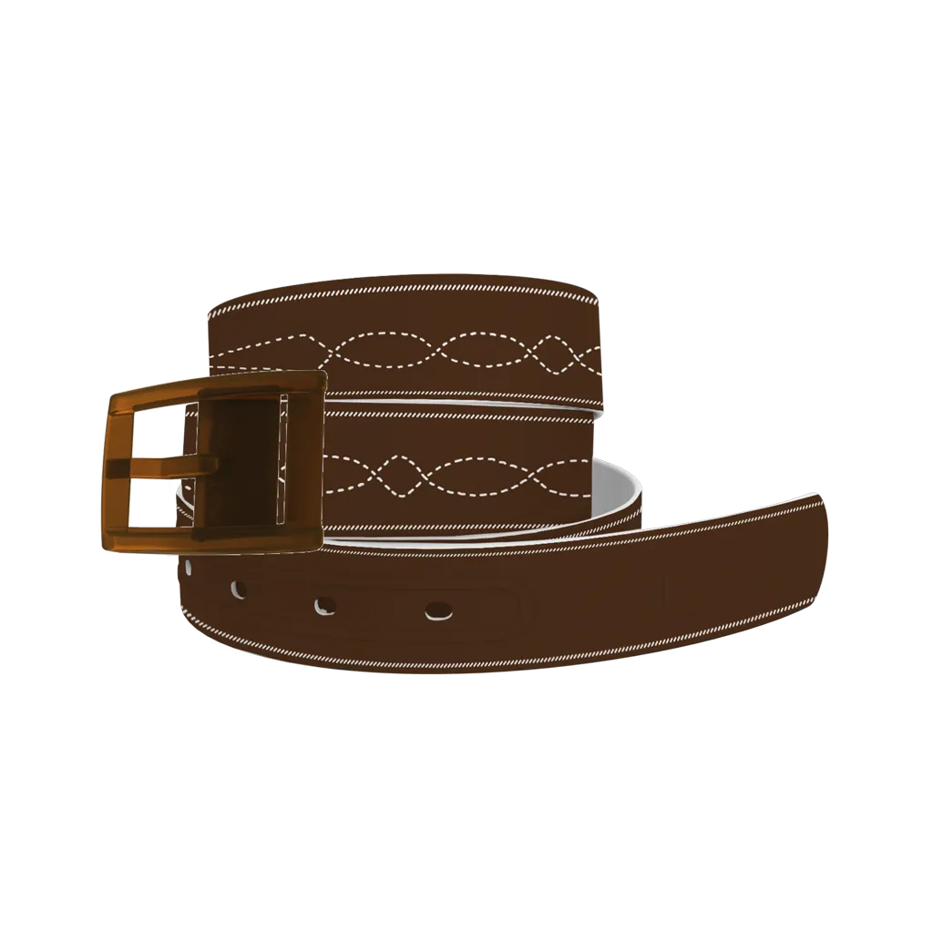 C4 Belt (Brown Stitches)