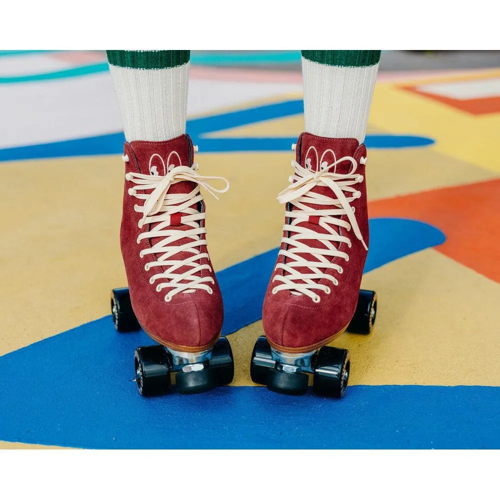 Chuffed Wanderer Burgundy Roller Skates
