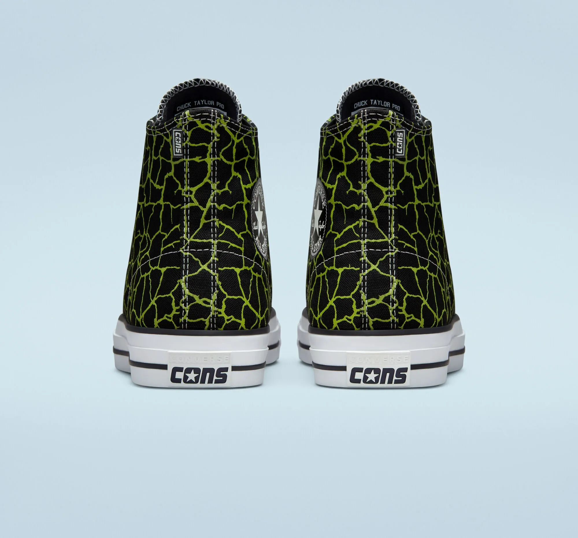 CONVERSE CONS CHUCK TAYLOR ALL STAR PRO HI BLACK/LIME TWIST/WHITE