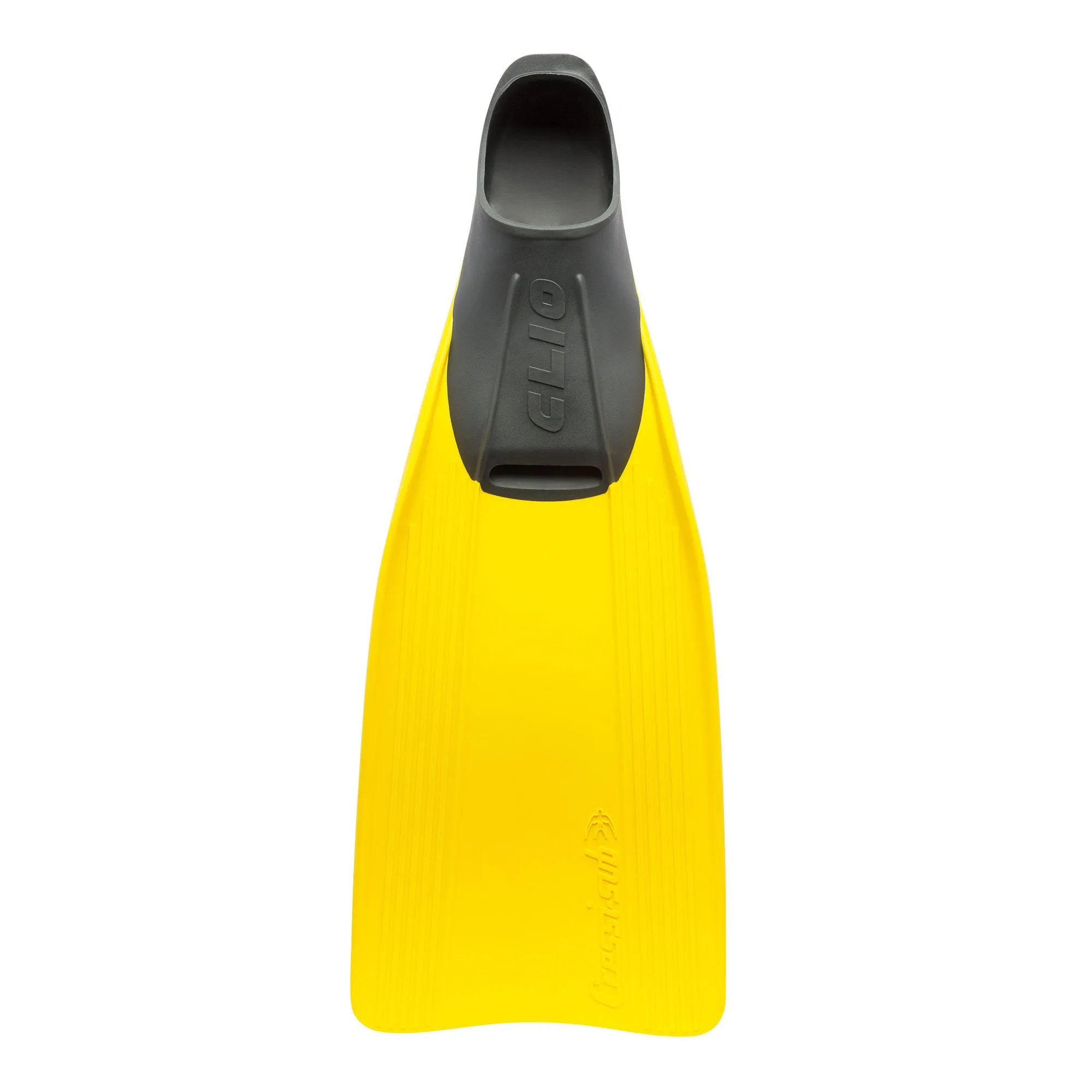 Cressi Clio Full Foot Fins - Yellow - 2.5-3.5 (35/36)