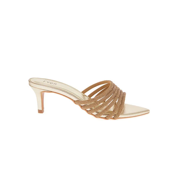 Diamante Strap Mule Sandal BDV 080