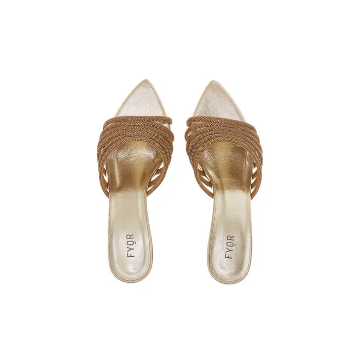 Diamante Strap Mule Sandal BDV 080