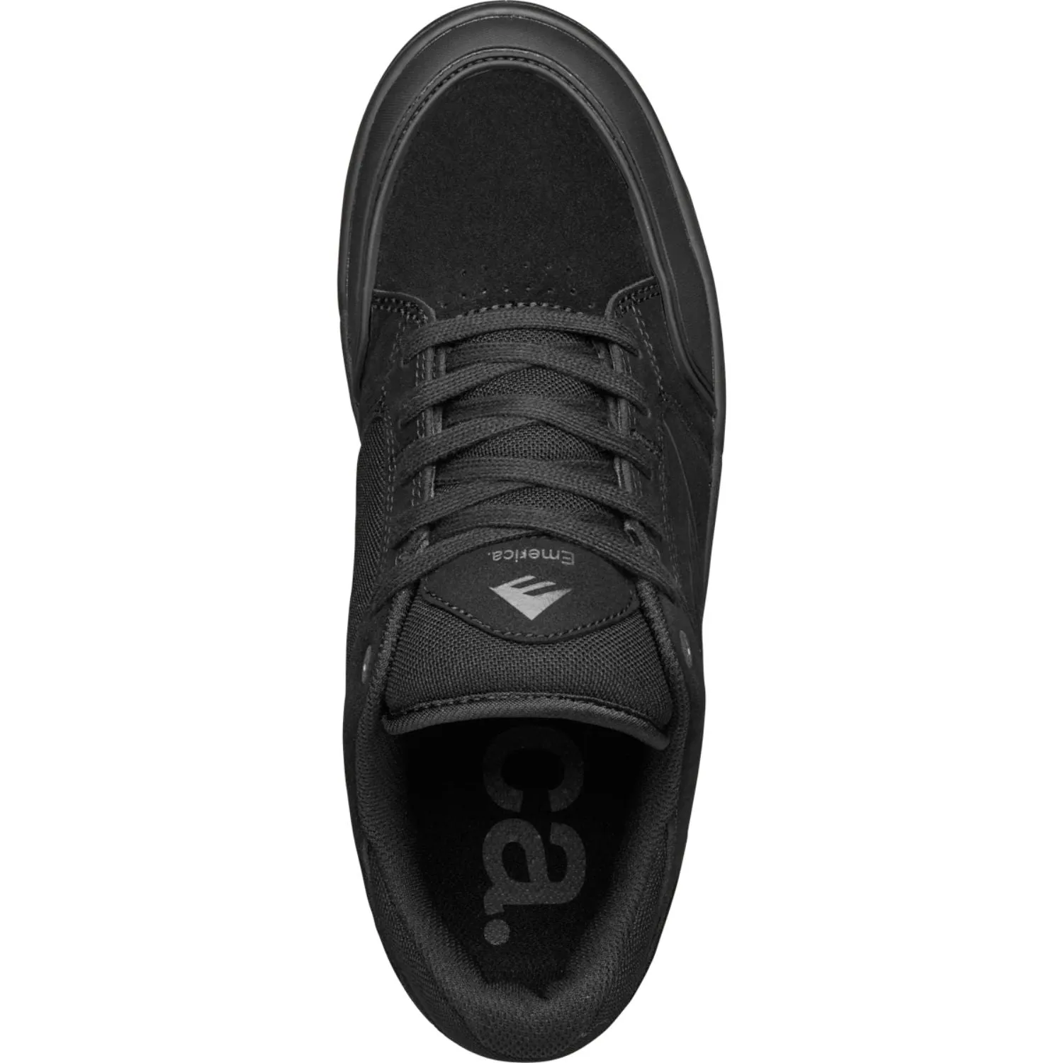 Emerica Heretic Skate Shoes Black/Black - Men's