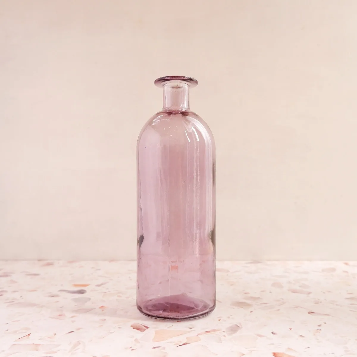 Glass Vase - Tall Purple