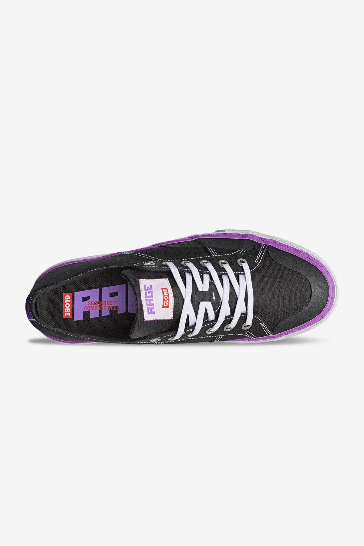 GLOBE Surplus Shoes Black/White/Rage