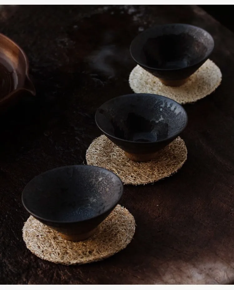 Gohobi Natural Loofah Coaster