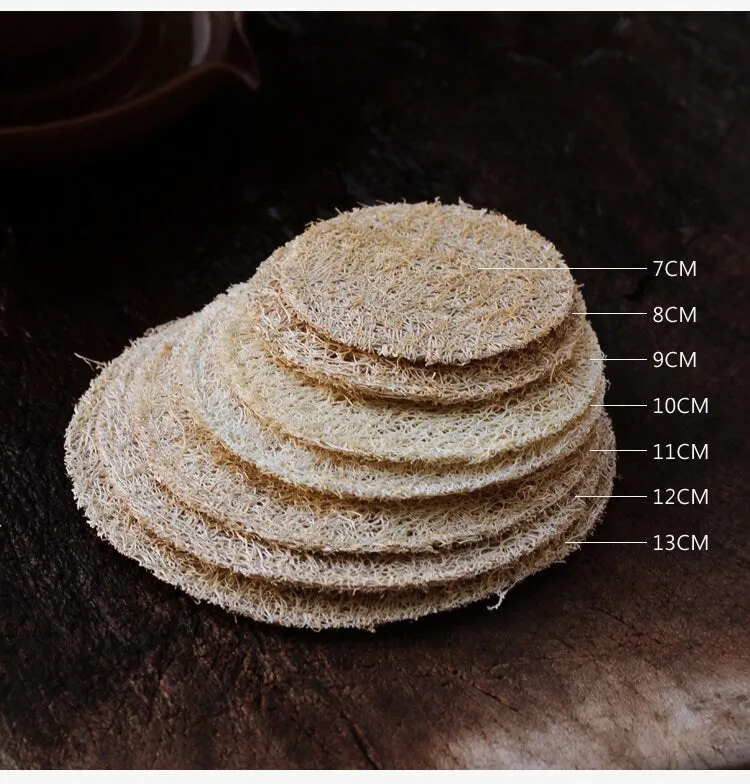 Gohobi Natural Loofah Coaster
