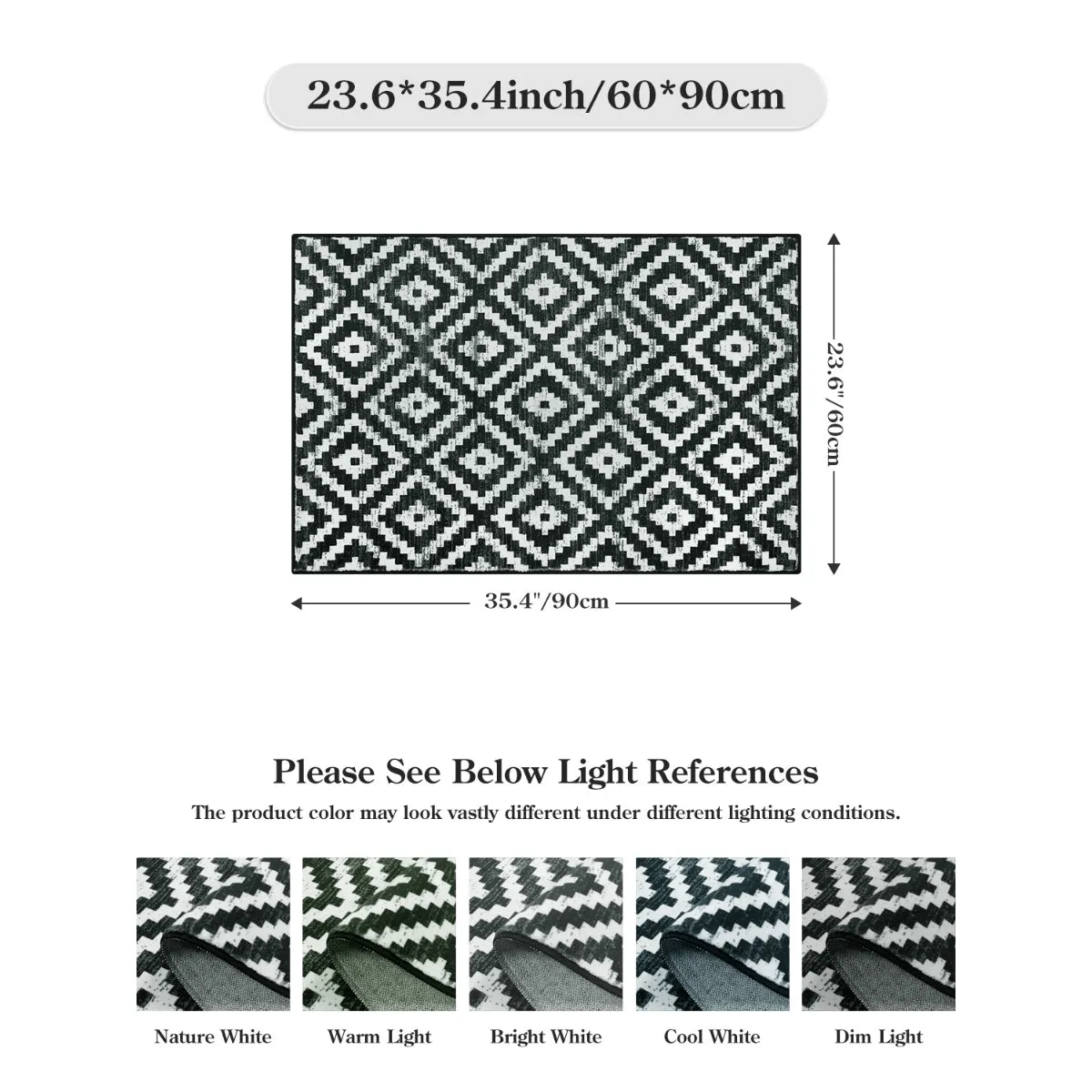 Joanne Modern Moroccan Geometric Kilim Black Rug