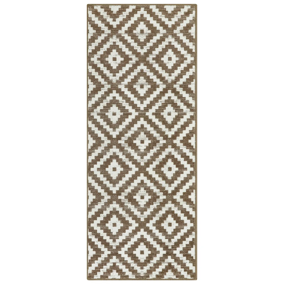 Joanne Modern Moroccan Geometric Kilim Khaki Rug