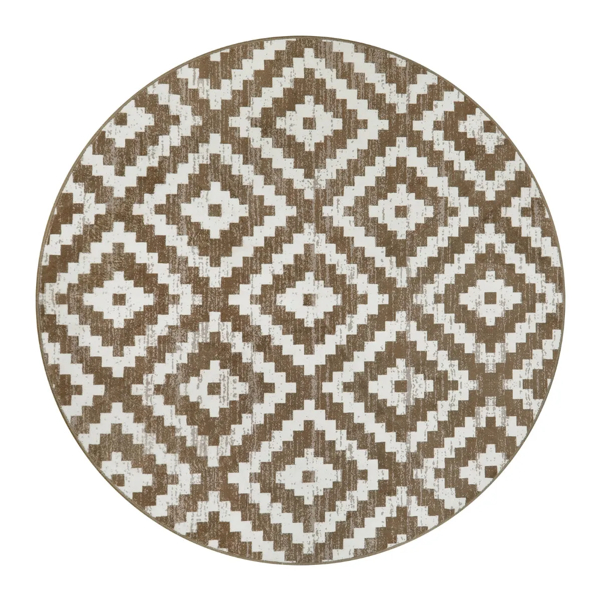 Joanne Modern Moroccan Geometric Kilim Khaki Rug