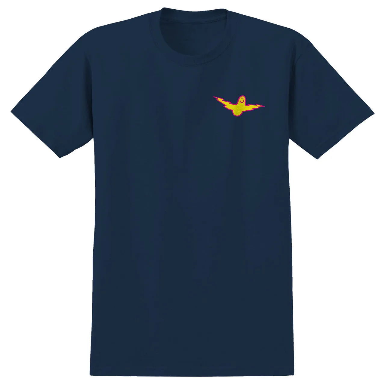 Krooked Bird Lightening Navy Tee