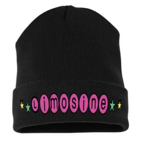 Limosine Pink Bubz Beanie Black