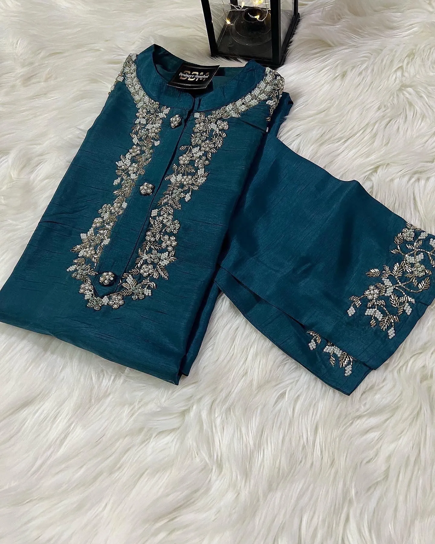 Maslin Designer Embroidery with Zardosi