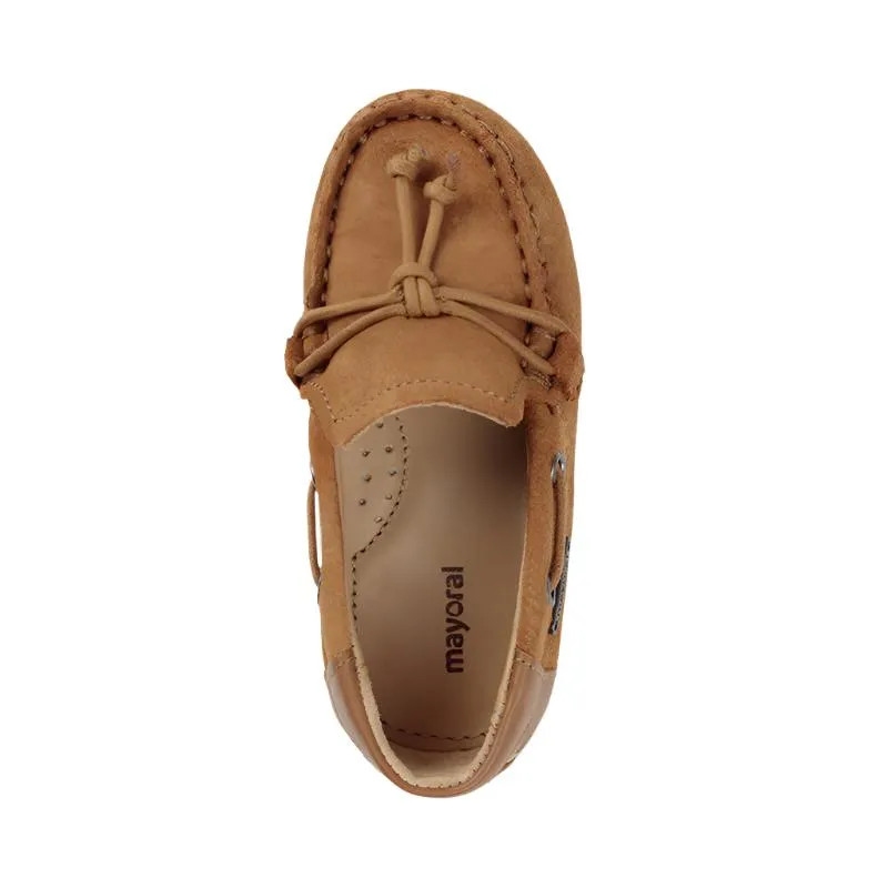 Mayoral Baby Leather Moccasins - Camel