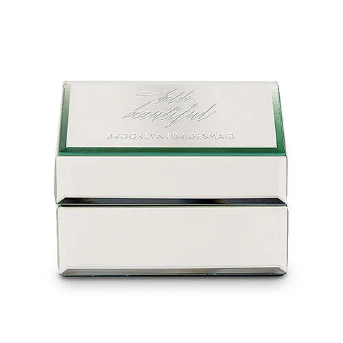 MIRRORED JEWELRY BOX - HELLO BEAUTIFUL PRINTING