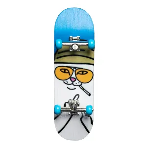 Nermal S Thompson Mini Skateboard (Blue)