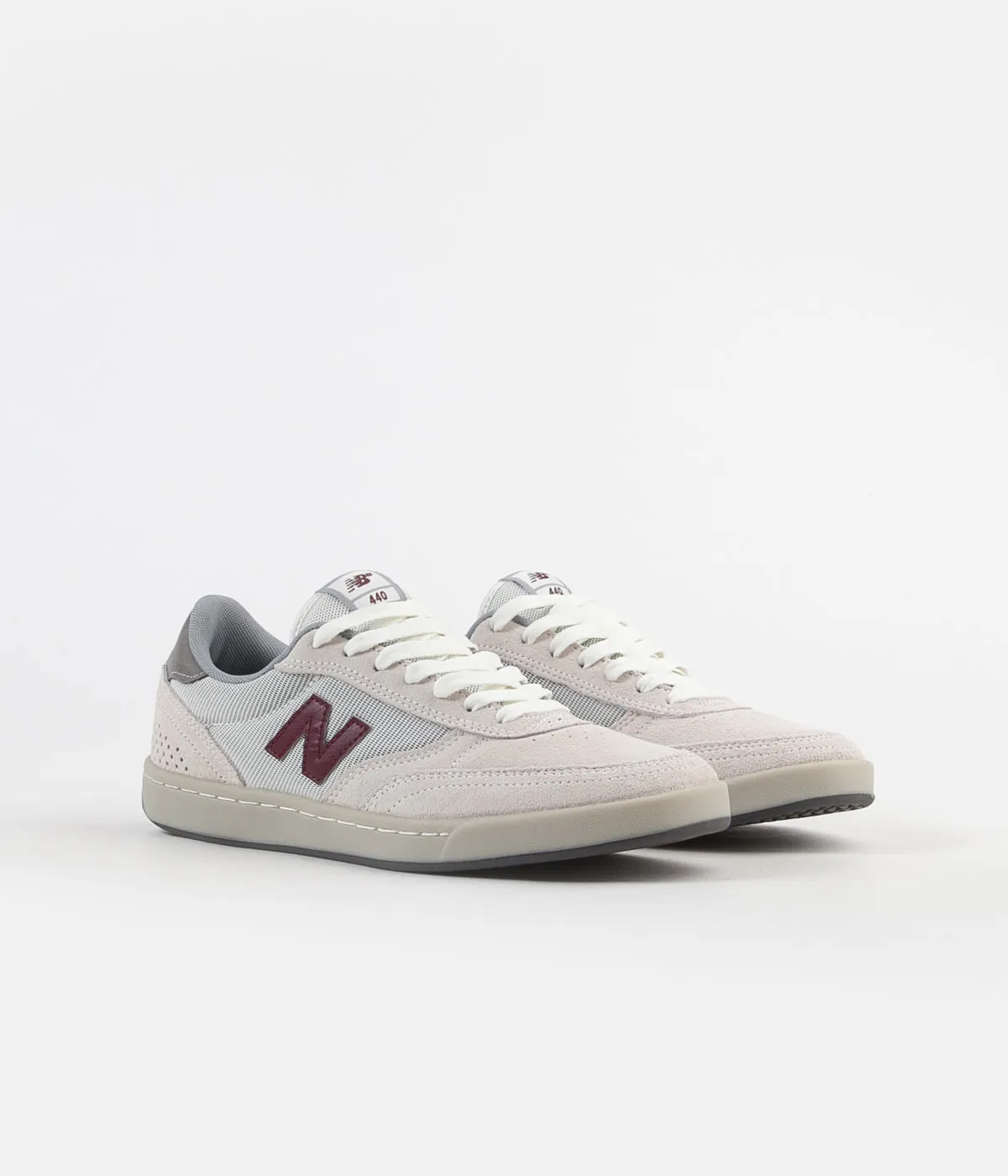 New Balance Numeric 440 Shoes - Sea Salt / Burgundy