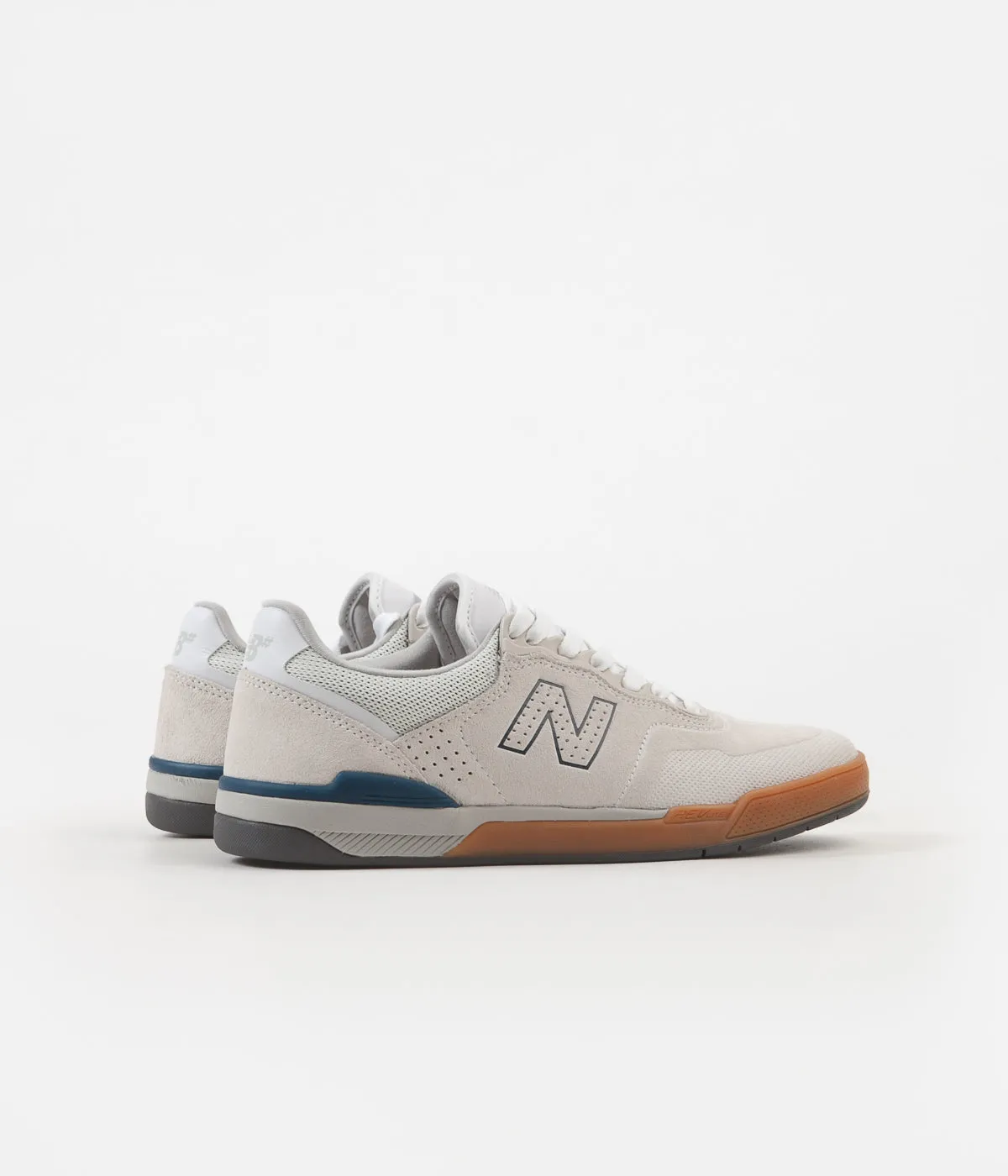 New Balance Numeric 913 Shoes - Sea Salt / Dark Sea