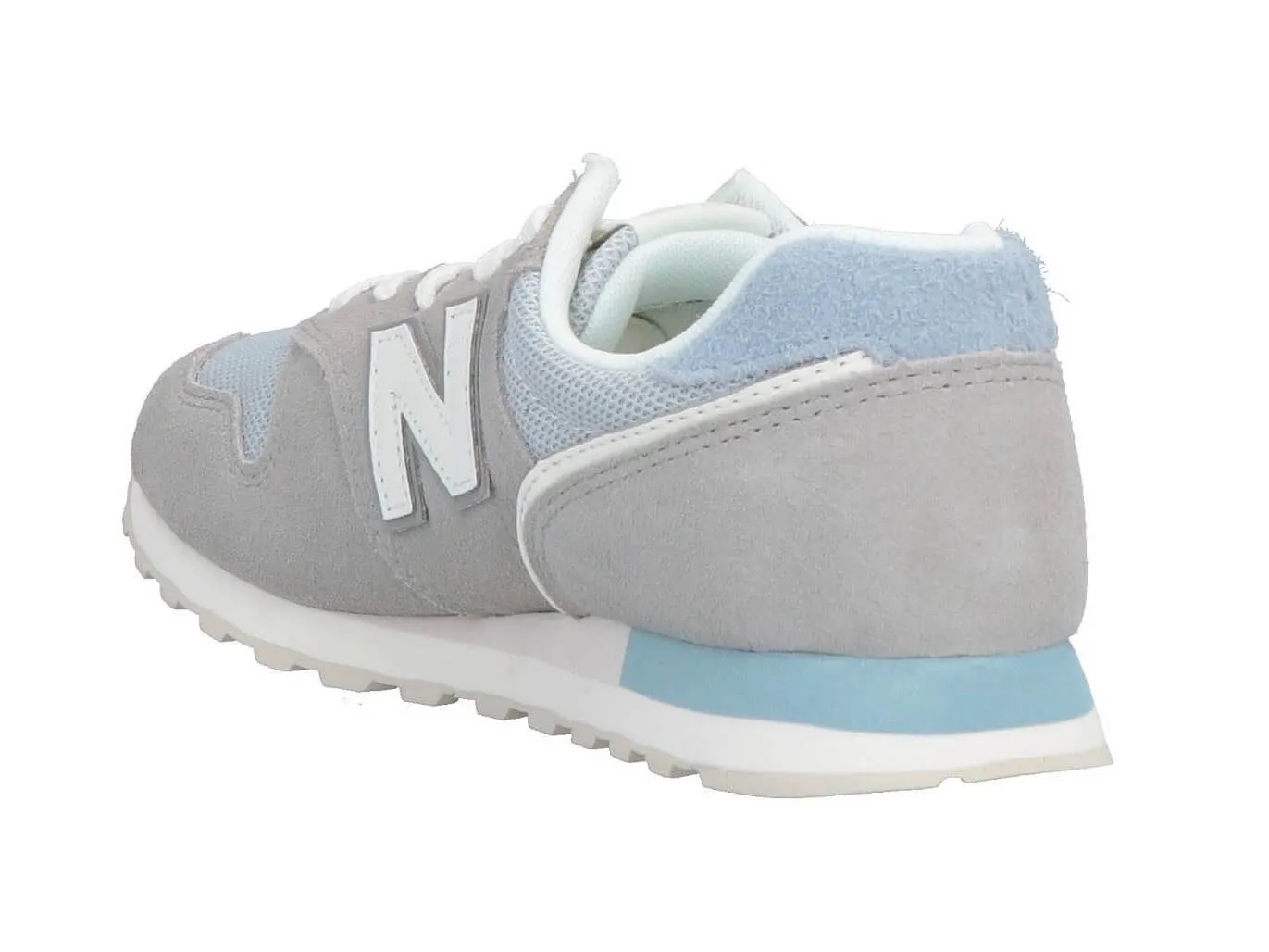 New Balance sneakers, grey/blue/white