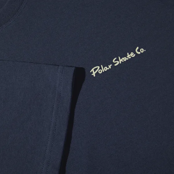 Polar Skate Co - Faces Tee - New Navy