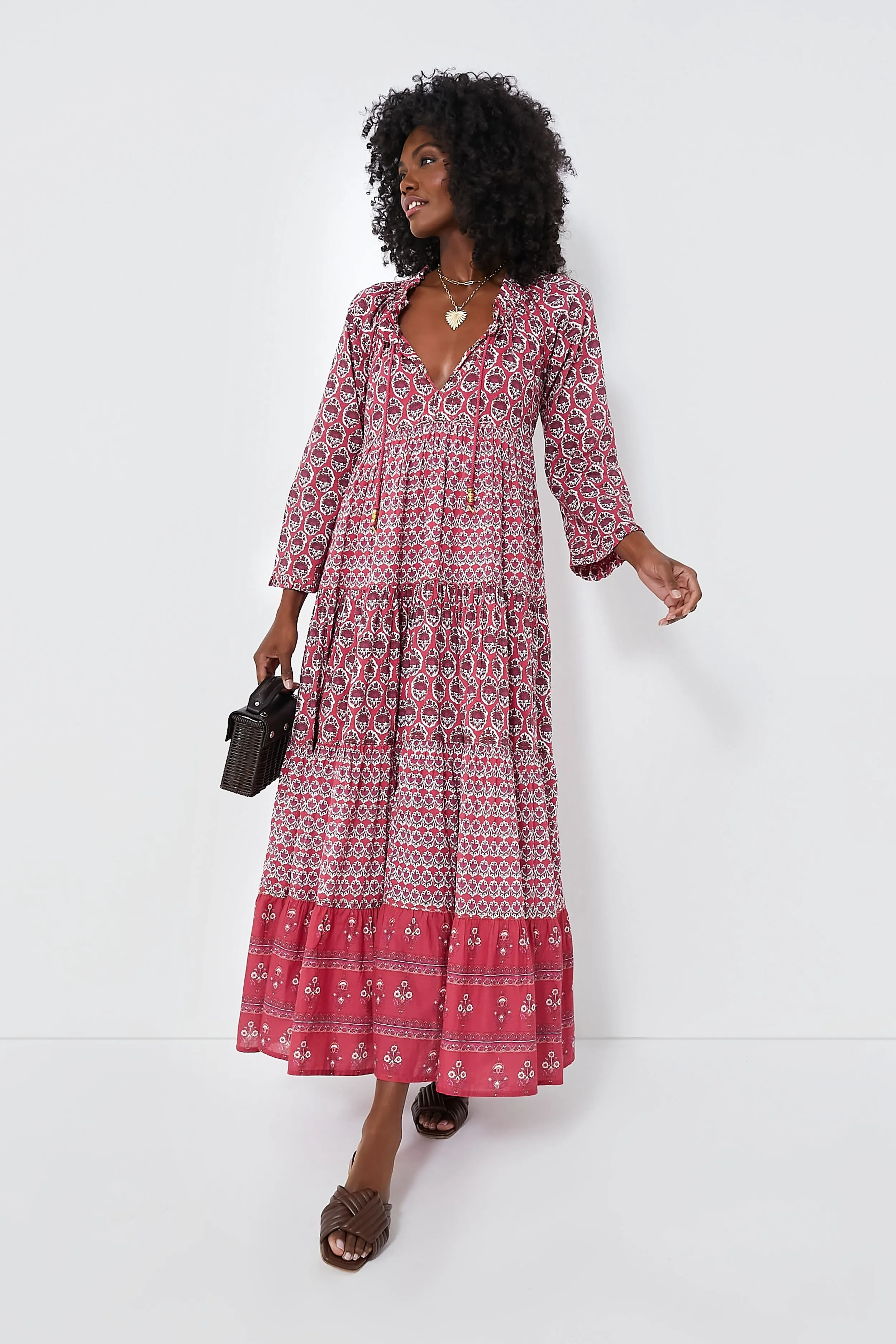Red Gwenyth Sonia Maxi Dress
