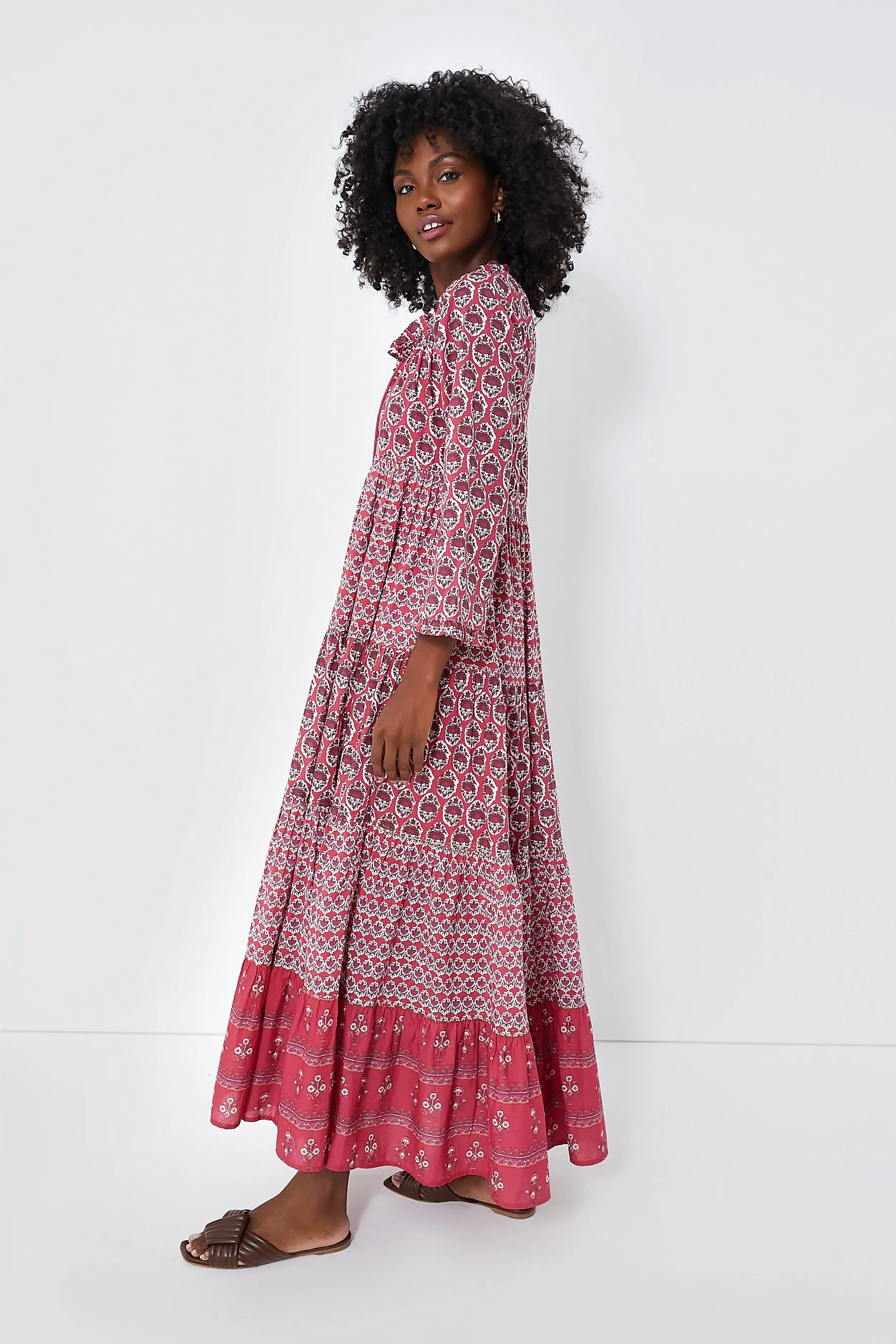 Red Gwenyth Sonia Maxi Dress