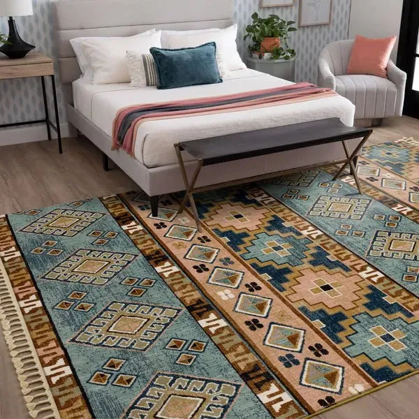 Rendition 92419 60129 Zula Robin's Egg Blue Rug