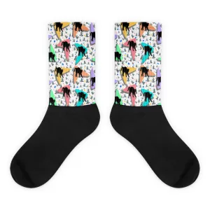 RETRO KITTY COCKTAILS Socks