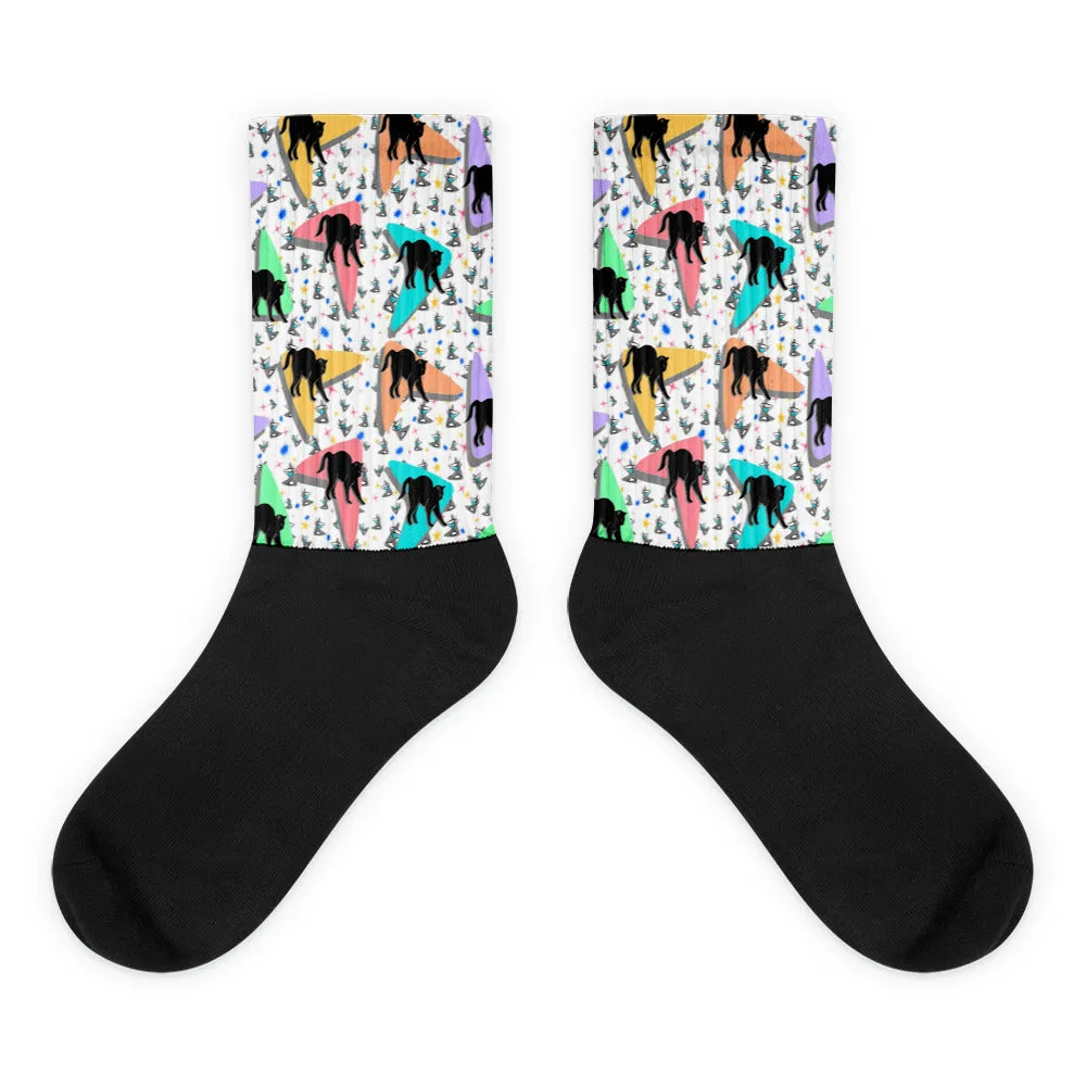 RETRO KITTY COCKTAILS Socks