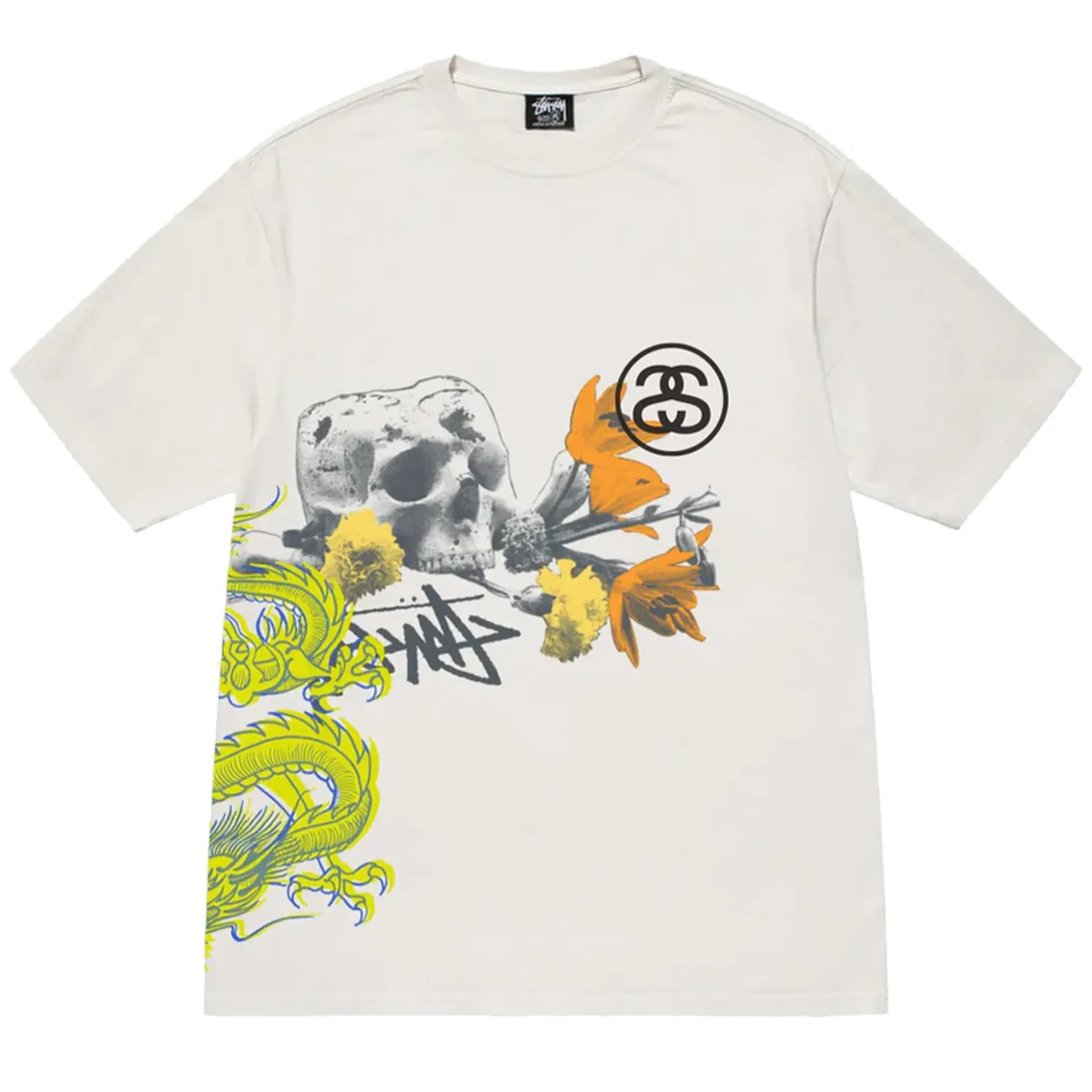 Stussy Strike Pigment Dyed Tee Natural