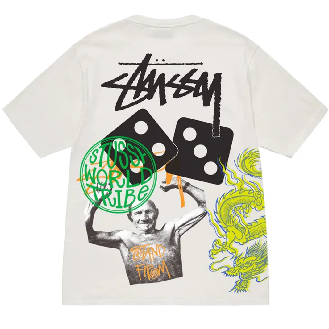 Stussy Strike Pigment Dyed Tee Natural