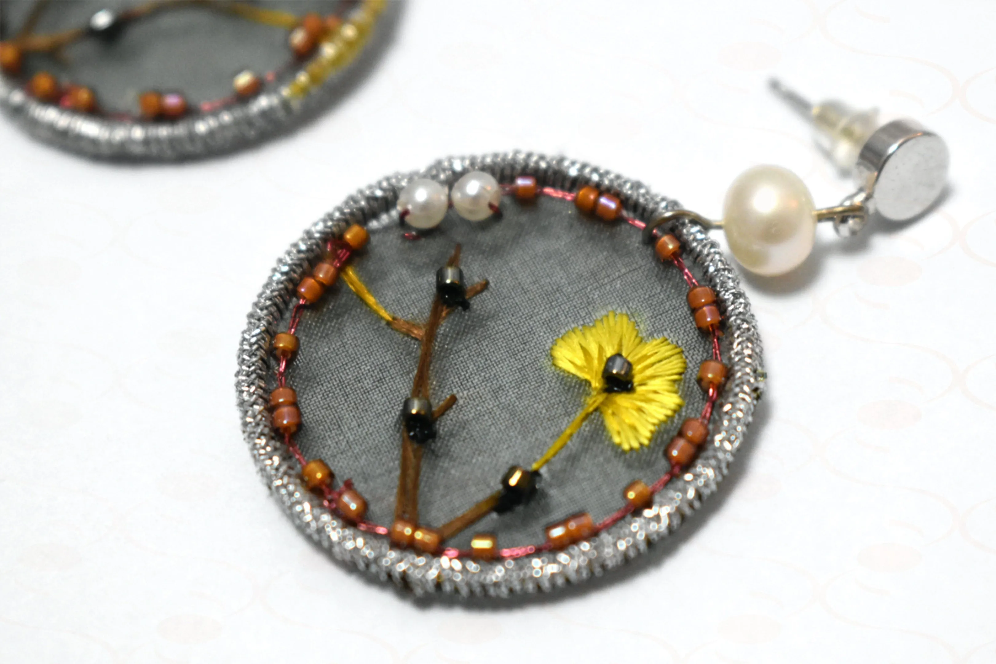 Suzhou Embroidery Earrings
