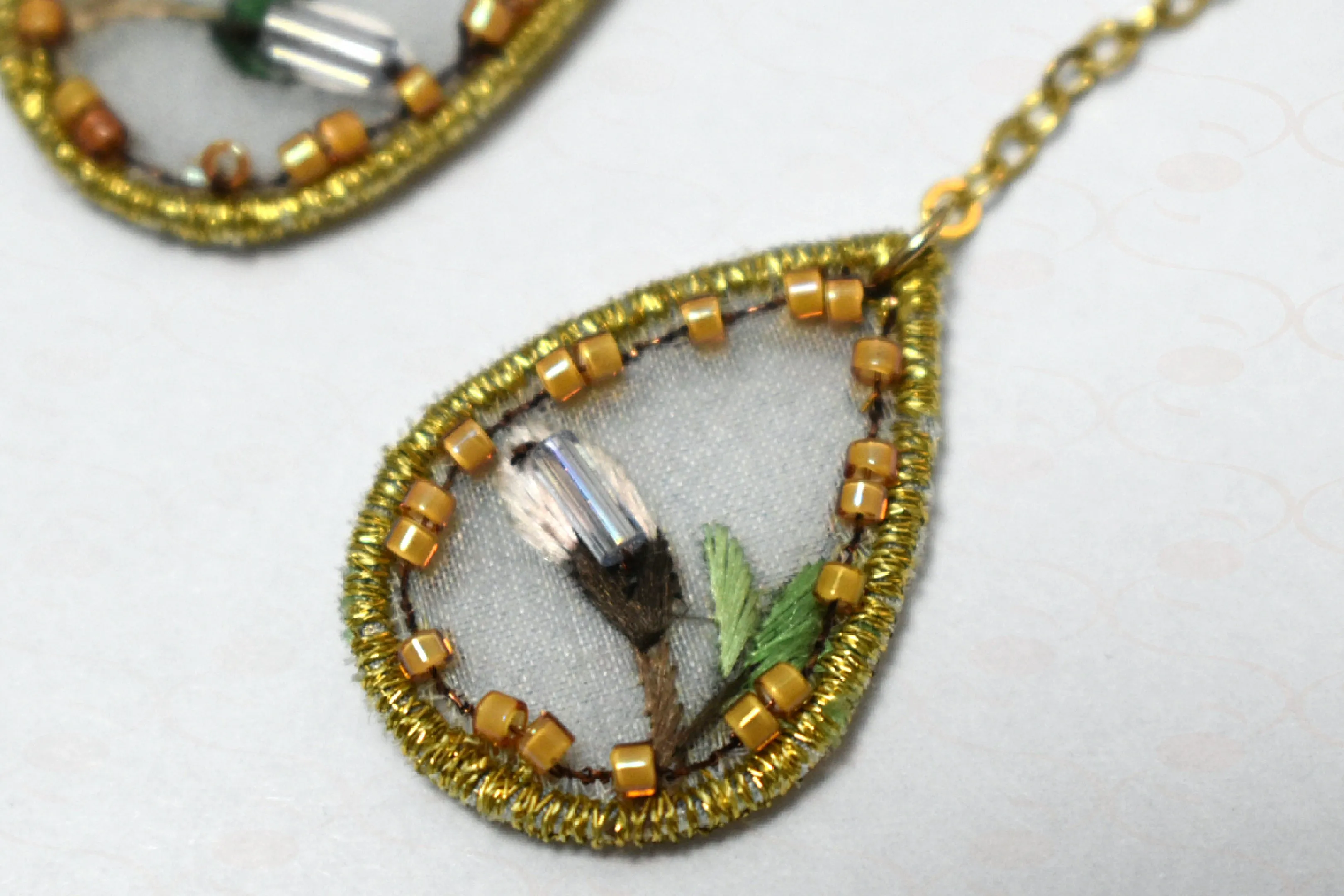 Suzhou Embroidery Earrings