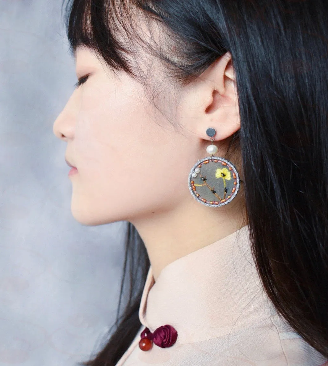 Suzhou Embroidery Earrings