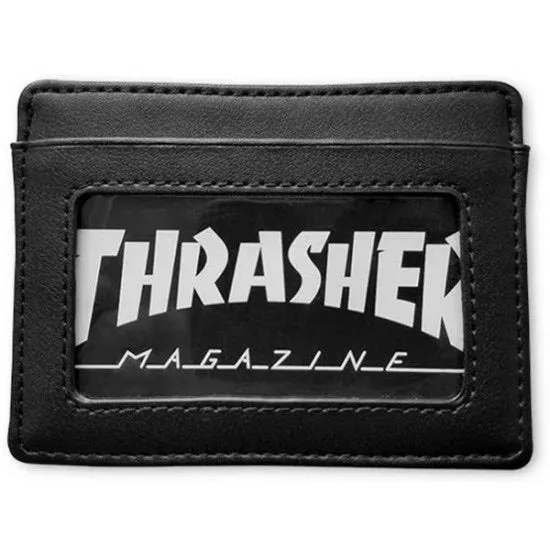 Thrasher Card Wallet Black