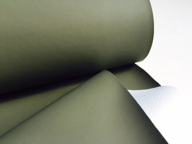 WATERPROOF ELASTOMER PVC COATED POLYESTER