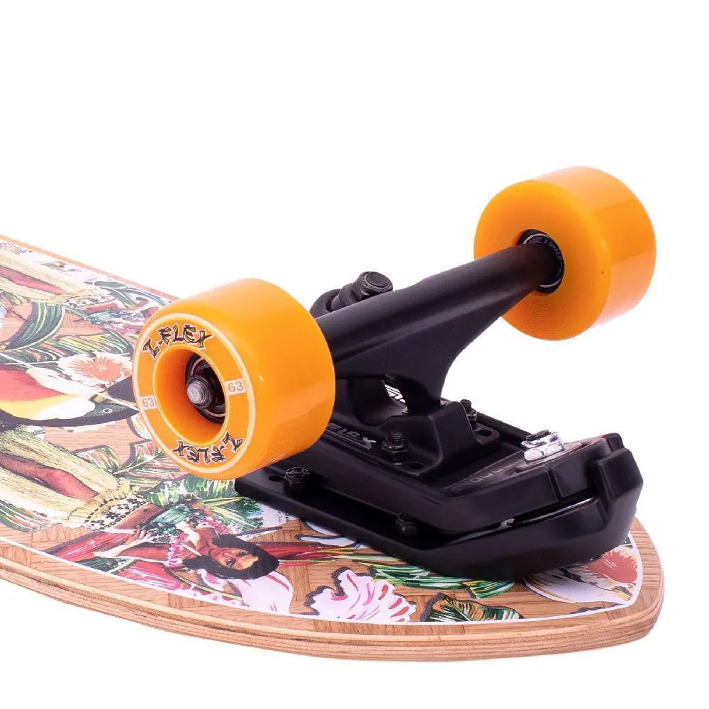 Z-Flex 31" Surfskate Fish Banana Train Longboard Cruiser