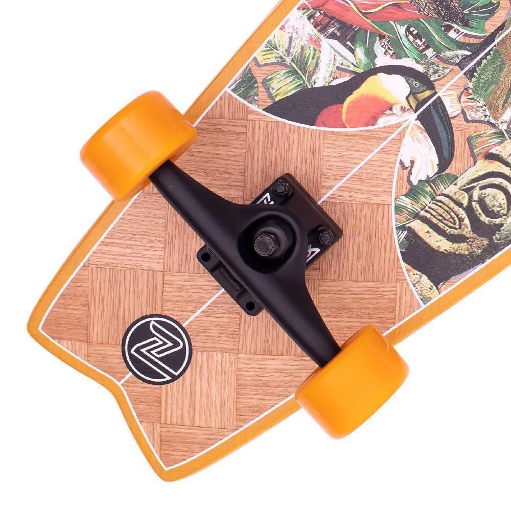 Z-Flex 31" Surfskate Fish Banana Train Longboard Cruiser