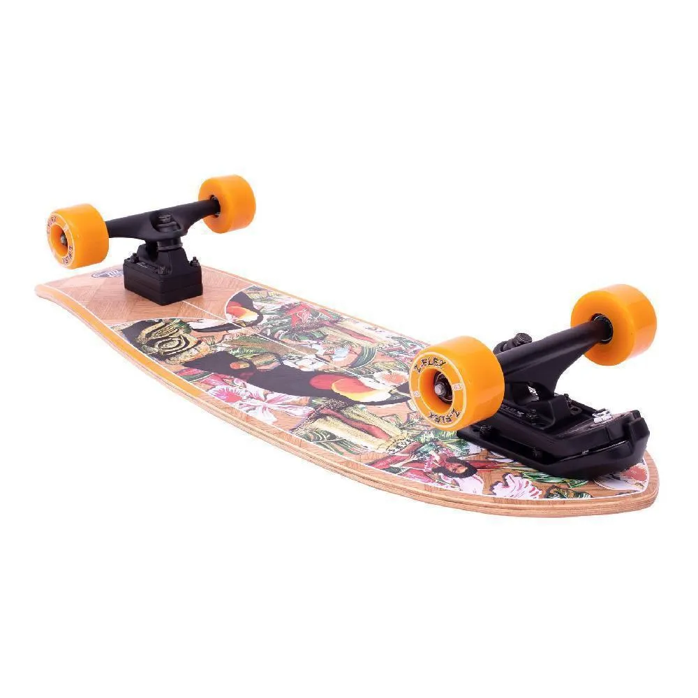 Z-Flex 31" Surfskate Fish Banana Train Longboard Cruiser